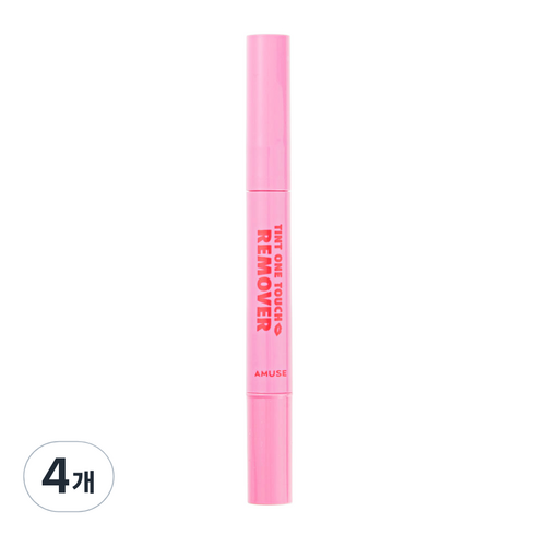 AMUSE 틴트 원 터치 리무버, 4개, 1.8g