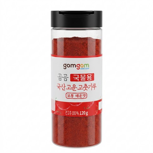 곰곰 국물용 국산 고운 고춧가루 보통 매운맛, 120g, 1개
