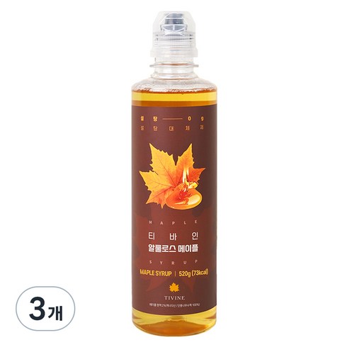 티바인 알룰로스 메이플, 520g, 3개