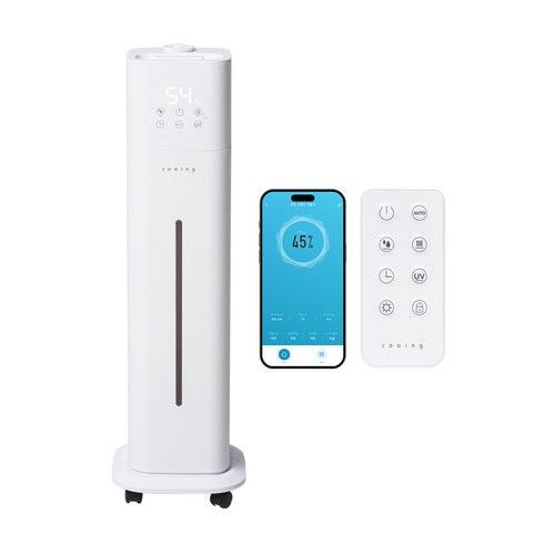 쿠잉 IoT 앱연동 복합 가습기 10L, 화이트, HDT-S10W