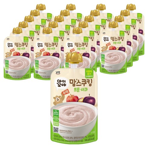 아이꼬야 맘스쿠킹 이유식 6개월부터, 100g, 20개