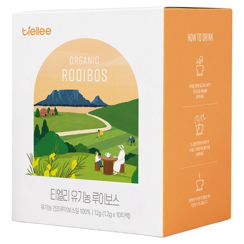 티엘리 유기농 루이보스 차, 1.2g, 10개입, 1개