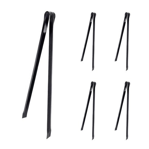 월드크린 숯집게 60cm, 검정, 5개