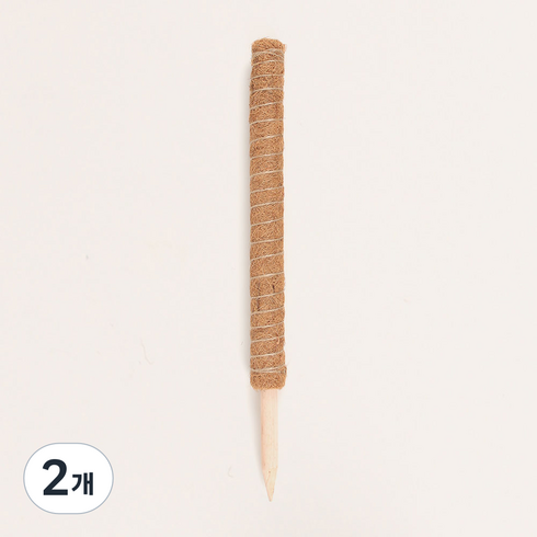플레노 코코봉 식물지지대 우드 일반형 60cm, 2개