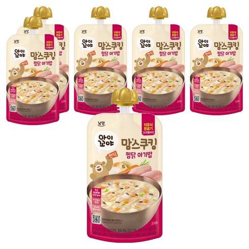 맘스쿠킹 이유식, 140g, 6개, 찜닭아기밥