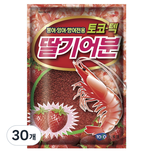 토코텍 딸기어분 떡밥, 420g, 30개