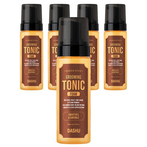 다슈 클래식 스타일 그루밍 토닉 폼 헤어왁스, 200ml, 5개