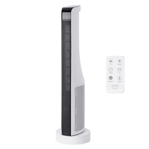 클래파 저소음 스마트 PTC 타워형 온풍기+리모컨, BPH-202W, 화이트