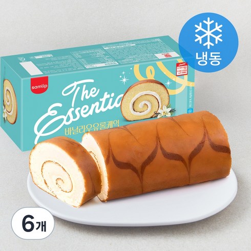 삼립 바닐라 우유 롤케익, 430g, 6개
