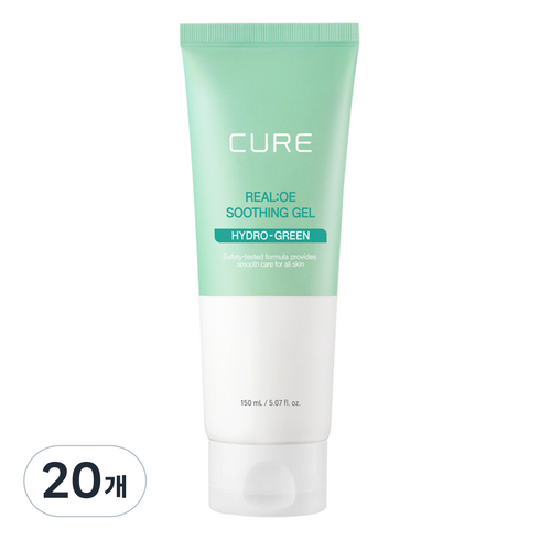 김정문알로에 라센스 로에 큐어 리알로에 수딩젤, 150ml, 20개