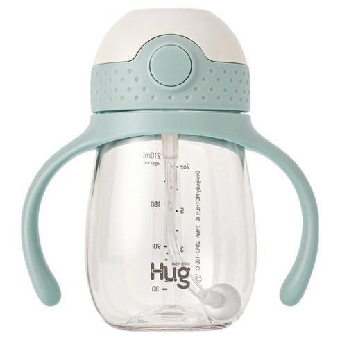 마더케이 허그 추 빨대컵, 210ml, 1개, 민트
