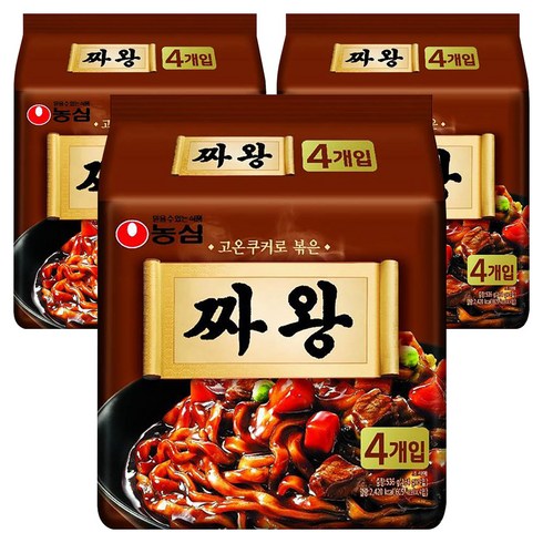 농심 짜왕 134g, 12개