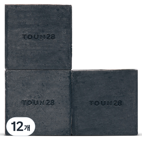 톤28 S21 검은콩 참숯 샴푸바, 100g, 12개