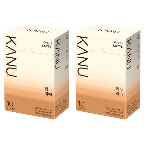 카누 라떼 스틱, 13.5g, 10개입, 2개