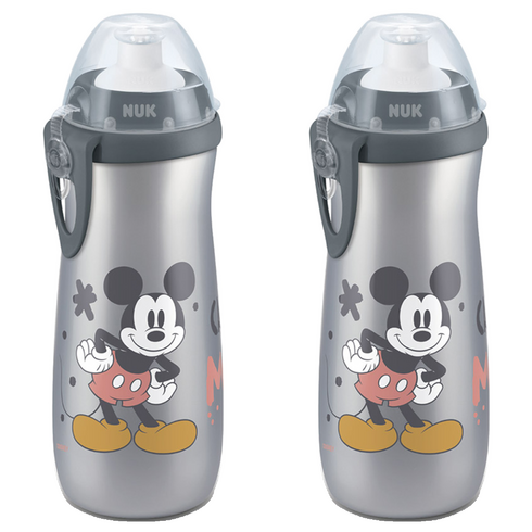 누크 스포츠 빨대컵, 450ml, 2개, 미키