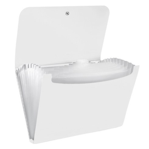 모던앳 아코디언파일 13칸 정리함, 화이트, 1개