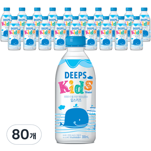 딥스 키즈 해양심층수, 300ml, 80개
