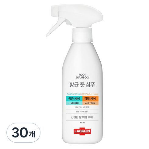 랩신 항균 풋샴푸, 1개입, 30개, 410ml