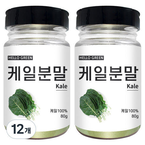 헬로우그린 케일 분말, 80g, 12개