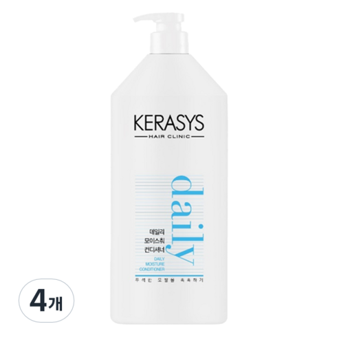 케라시스 데일리 모이스춰 컨디셔너 플로럴향, 4개, 1.5L