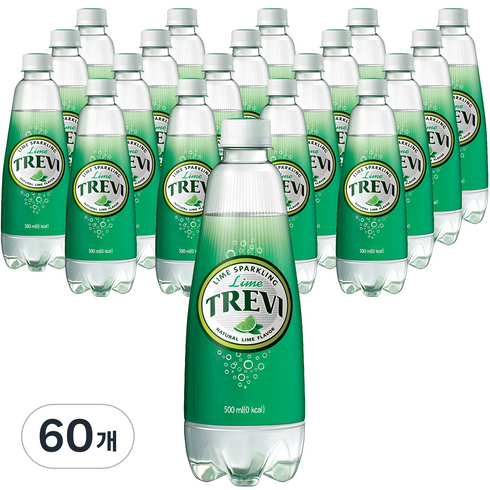 트레비 라임 탄산음료, 500ml, 60개