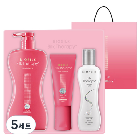 실크테라피 셀렉션 + 쇼핑백, 5세트