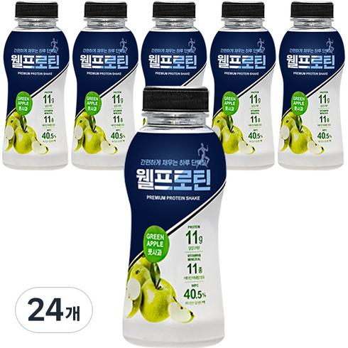 웰프로틴 풋사과, 24개, 40g