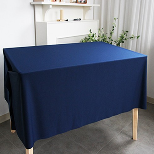 생활방수 테이블보, NAVY, 270 x 155cm, 1개