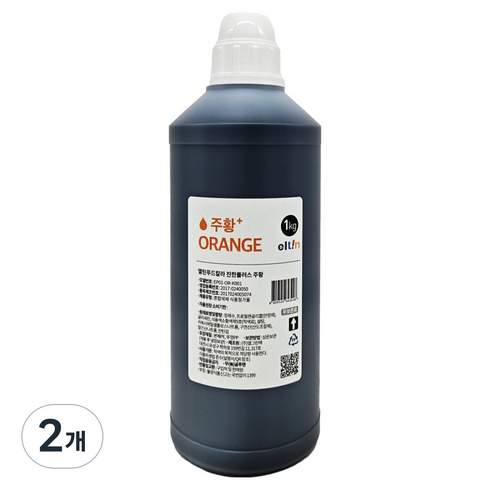 엘틴 진한플러스 식용색소 주황, 1kg, 2개