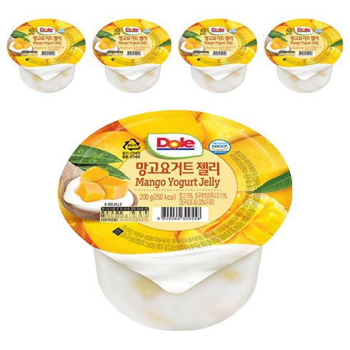 돌 망고요거트 컵젤리, 200g, 5개