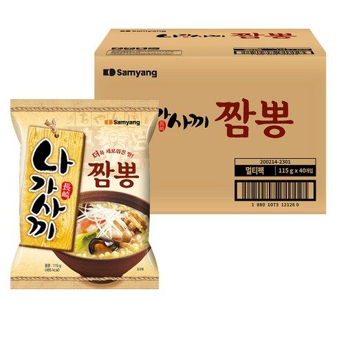 삼양 나가사끼 짬뽕 115g, 40개