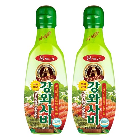 움트리 프리미엄 강와사비, 430g, 2개