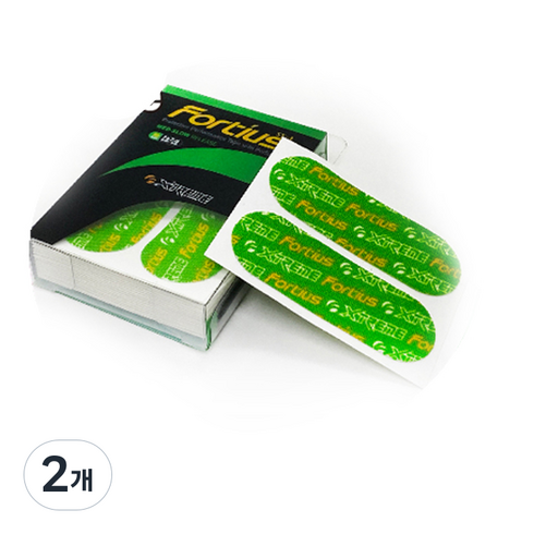 포르티우스 엄지 타이밍 테이프 MED SLOW 40p, 초록, 2개