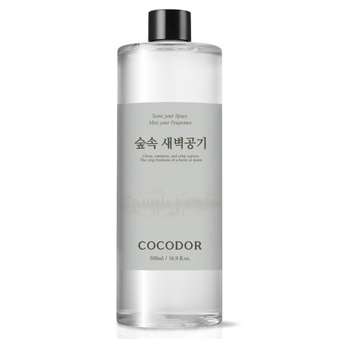 코코도르 디퓨저 리필, 숲속새벽공기, 500ml, 1개