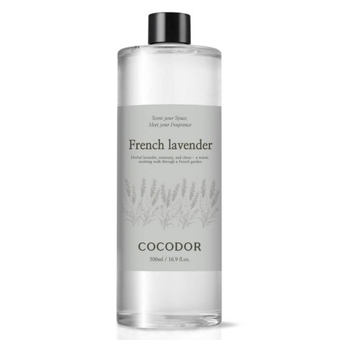 코코도르 디퓨저 리필, 프렌치라벤더, 500ml, 1개