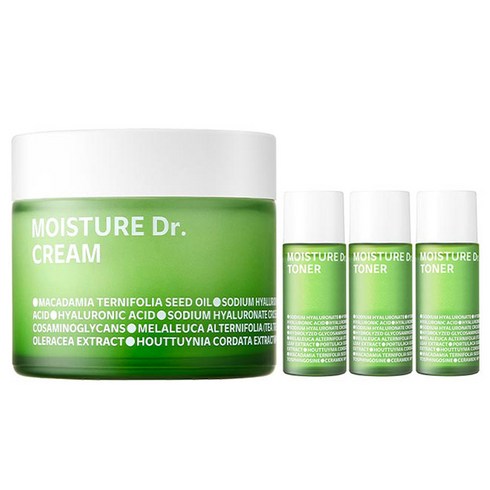 아이소이 모이스춰 닥터 장수진 수분크림 70ml + 모이스춰 닥터 토너 8ml x 3p, 1개