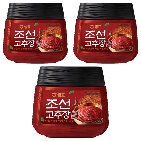 샘표 조선고추장, 1kg, 3개