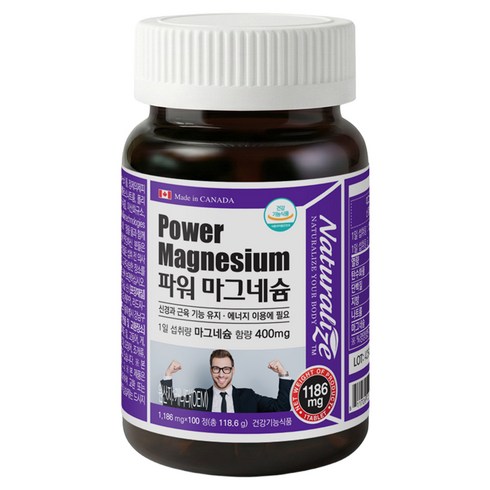 네추럴라이즈 파워 마그네슘, 100정, 1개
