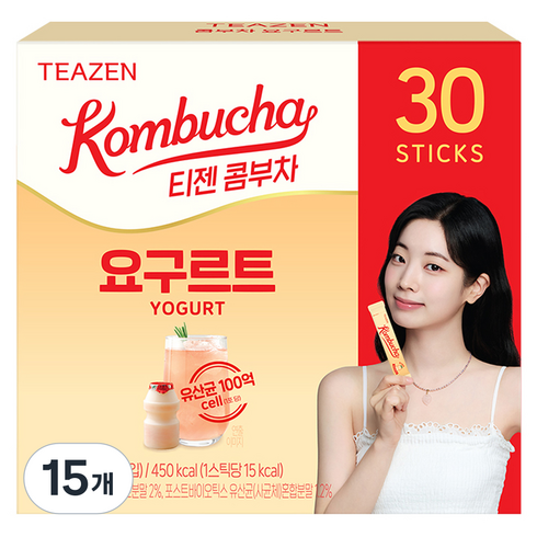 티젠 콤부차 요구르트, 5g, 30개입, 15개