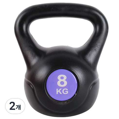 에르고기어 케틀벨, 퍼플(8kg), 8kg, 2개