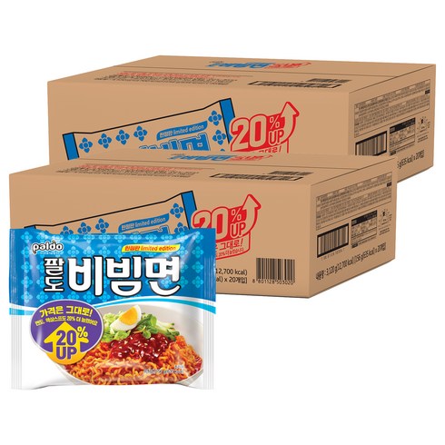 팔도비빔면 156g, 40개