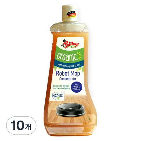 폴리보이 오가닉 로봇청소기 로보락 호환 전용 세제, 500ml, 10개