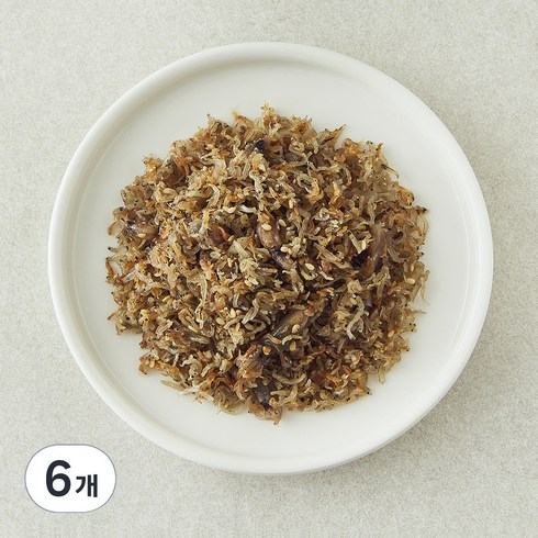 킨더가든 꼬마멸치볶음과 꼴뚜기친구, 40g, 6개