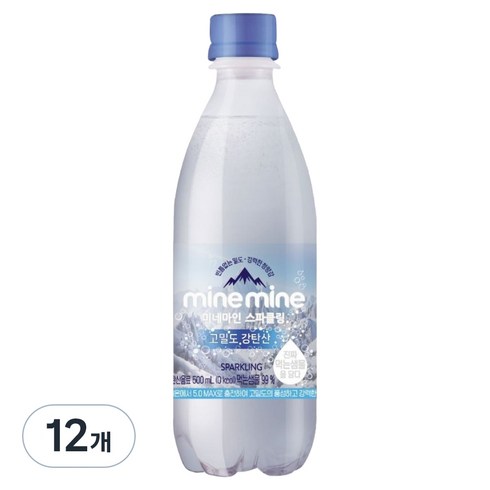 동원 미네마인 스파클링 고밀도 강탄산, 500ml, 12개
