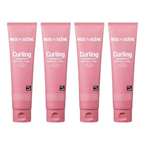 미쟝센 컬링 에센스 2X 헤어스타일링 내추럴컬, 150ml, 4개