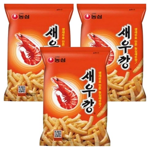 새우깡, 180g, 3개