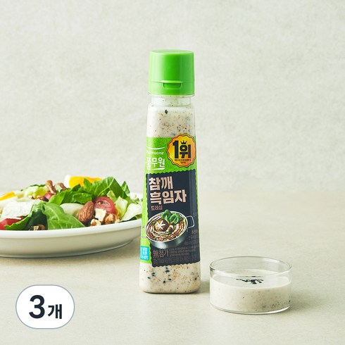 풀무원 참깨 흑임자 드레싱, 220g, 3개