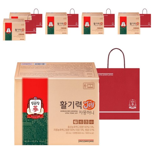 정관장 정품 활기력 JOY + 쇼핑백, 20ml, 180개