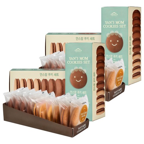 신라명과 얀스맘 쿠키 세트, 650g, 2세트
