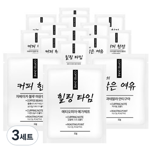 커피디바인 드립백커피 3종 x 5p, 3세트